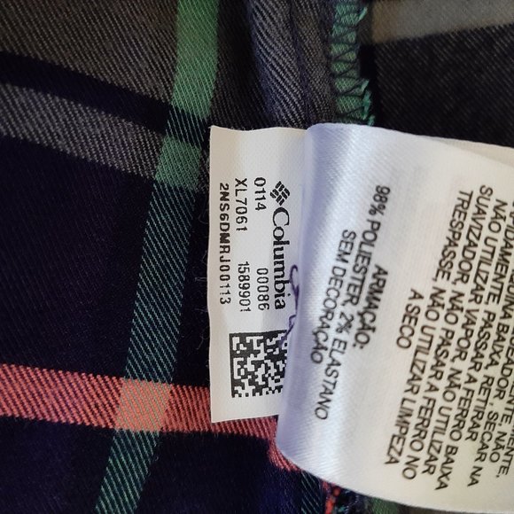 Columbia Flannel Plaid Shacket Shirt - Picture 10 of 10